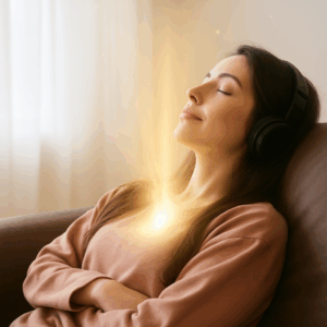 Žluté léčivé světlo