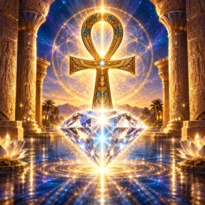 Ankh - staroegyptský symbol  - diamantová úroveň